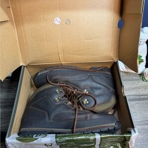 Timberland Men's Dark Brown Leather Boots